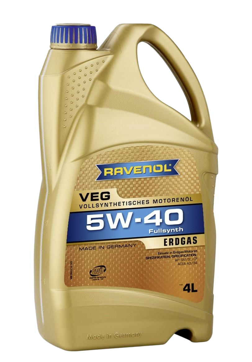 Моторное масло Ravenol VEG SAE 5W-40, 4л
